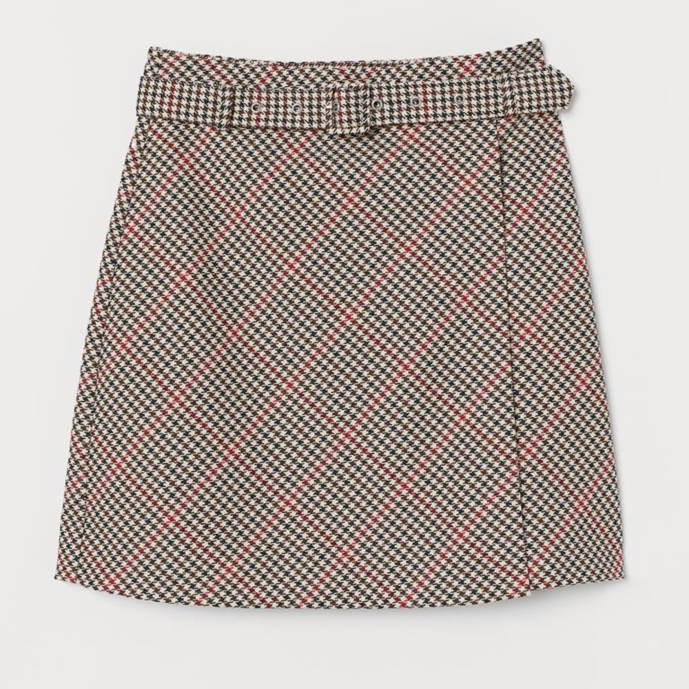 H&M NWT Houndstooth Skirt